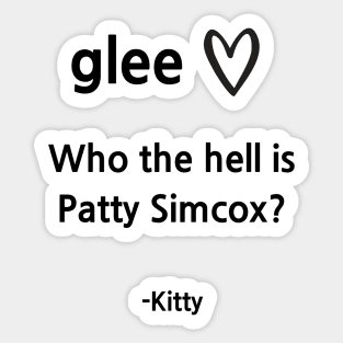 Glee/Kitty Sticker